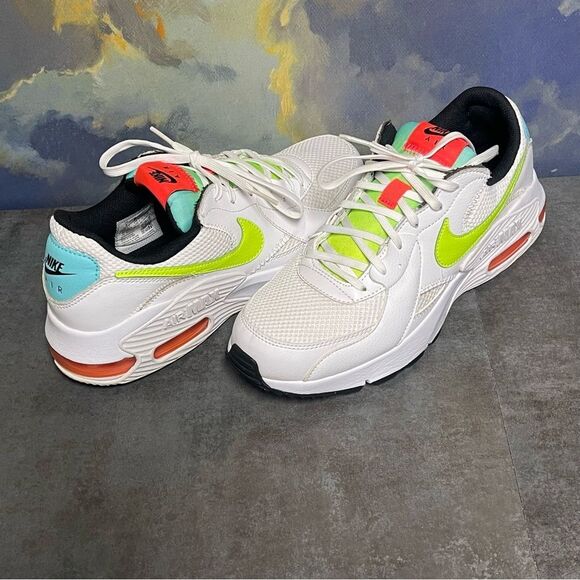 Nike Air Max Excee Women's White/Volt-Black- Crimson Sneakers Size 9 - Picture 14 of 16
